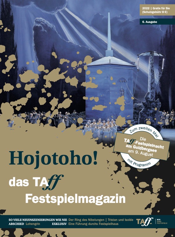 Das Titelbild von Hojotoho - das TAFF-Festspielmagazin