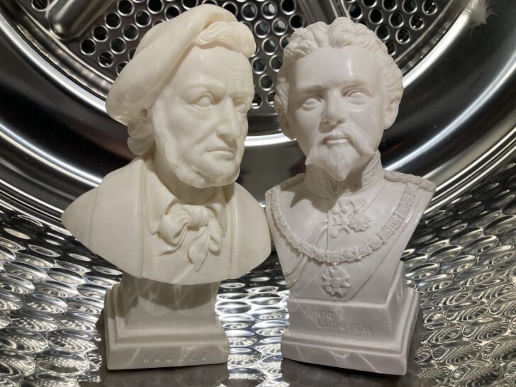 Richard Wagner und Ludwig II. als Alabaster-Büsten, © Sammlung Marcus Spangenberg, Regensburg