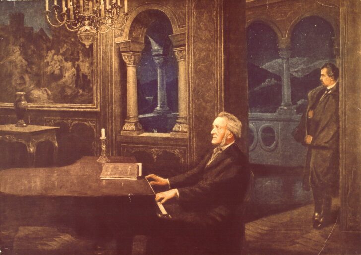 Bild König Ludwig und Richard Wagner